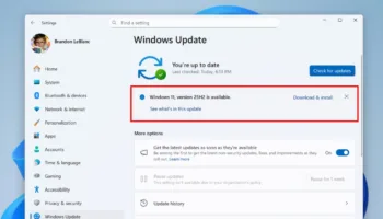 Windows 11 25H2 : la nouvelle mise à jour annuelle entre en phase finale avant déploiement public
