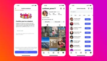 Instagram ajoute une bannière universitaire pour connecter les étudiants entre eux