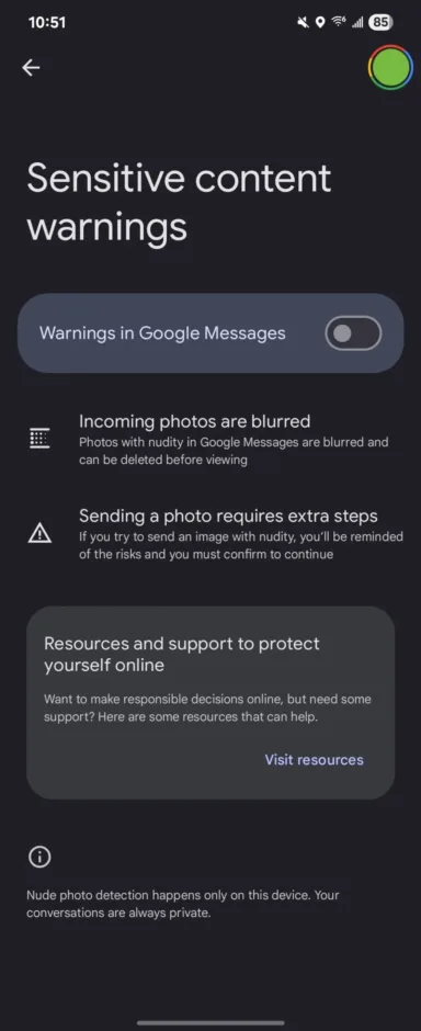 Google Messages Sensitive Conten 2 scaled