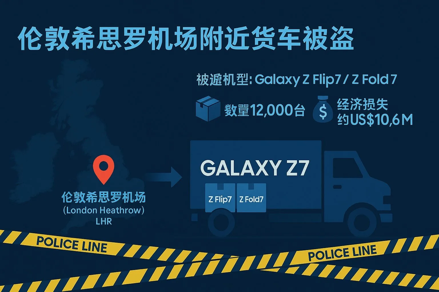 Galaxy Z Fold 7 et Flip 7 : 12 000 smartphones Samsung volés près de Londres 49 Galaxy Z Fold 7 et Flip 7 : 12 000 smartphones Samsung volés près de Londres