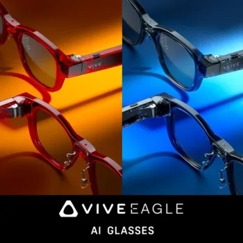 HTC VIVE Eagle : lunettes connectées IA avec traduction en 13 langues et design ultra-léger