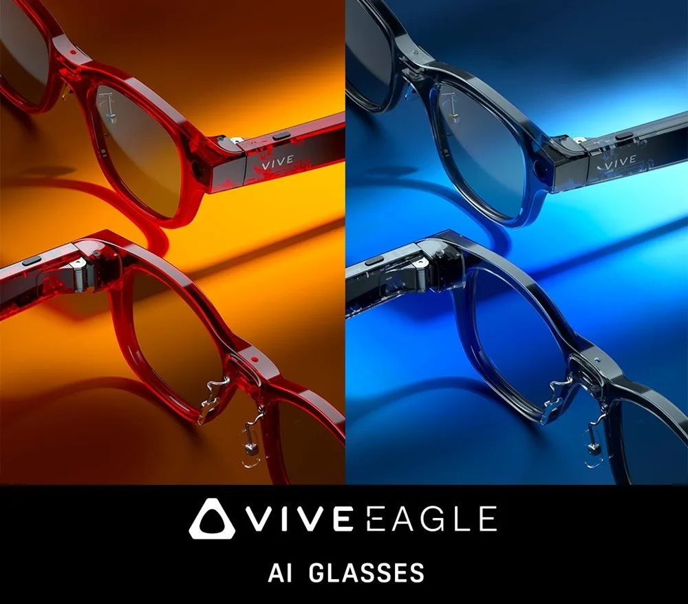 HTC VIVE Eagle : lunettes connectées IA avec traduction en 13 langues et design ultra-léger