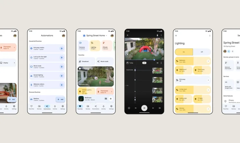 Google améliore radicalement les caméras dans l’app Google Home : ce qui change vraiment