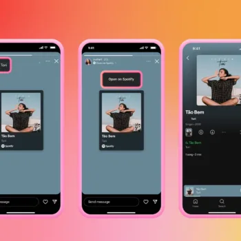 Spotify : partage audio dans les Stories Instagram et Notes en temps réel