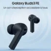 Samsung officialise les Galaxy Buds 3 FE avec ANC et Galaxy AI à moins de 150 euros