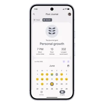 Pixel Journal : le journal intime intelligent et local signé Google (exclusif aux Pixel 10)