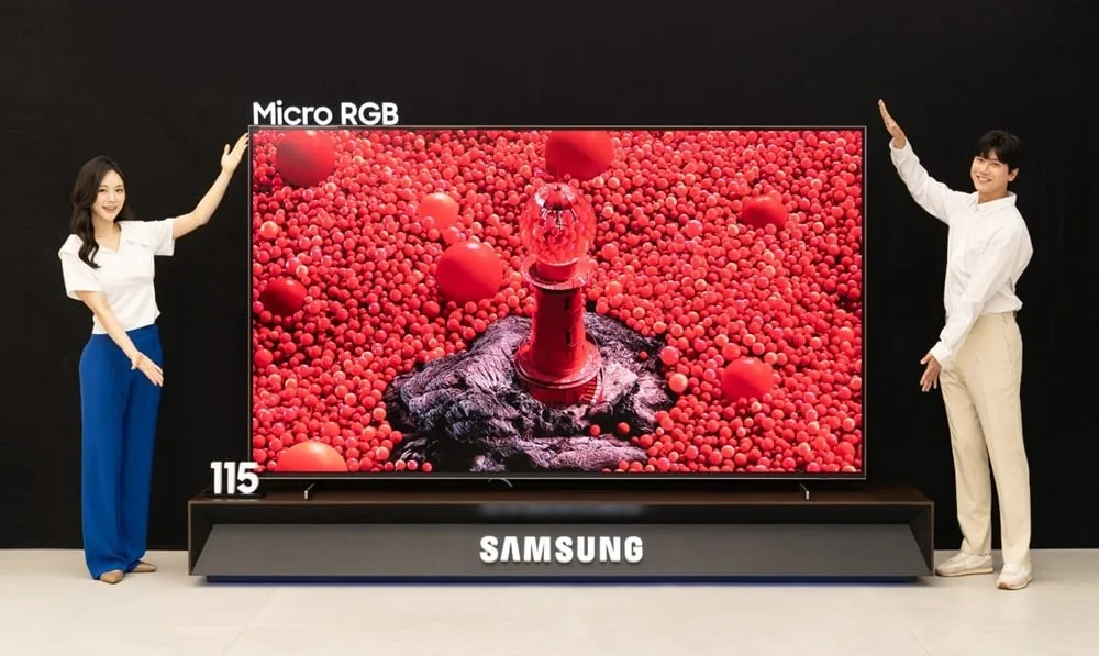 Samsung dévoile le premier téléviseur Micro RGB au monde