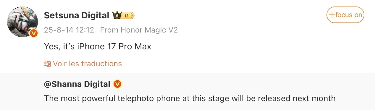iPhone 17 Pro Max : Apple prépare le meilleur téléobjectif du marché mobile 50 Screen 2025 08 16 at 14.43.07