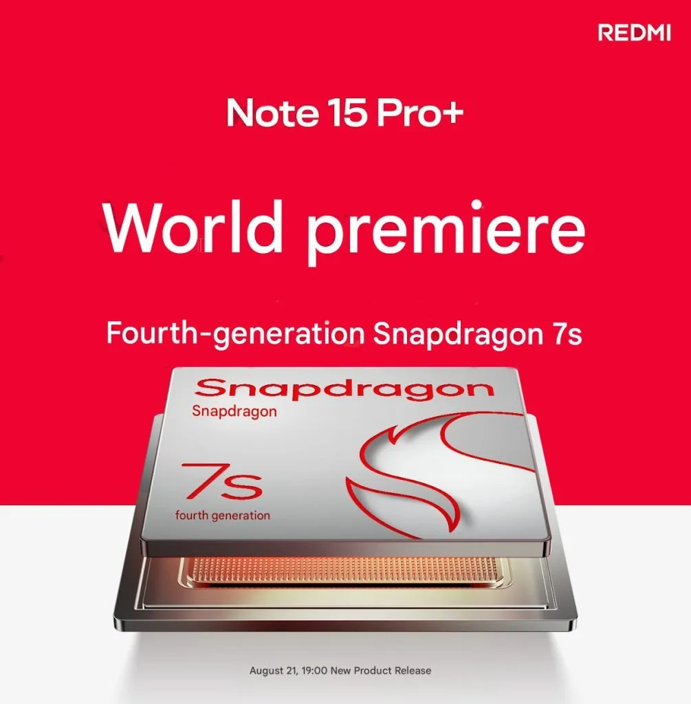 Snapdragon 7s Gen 4 REDMI Note 1