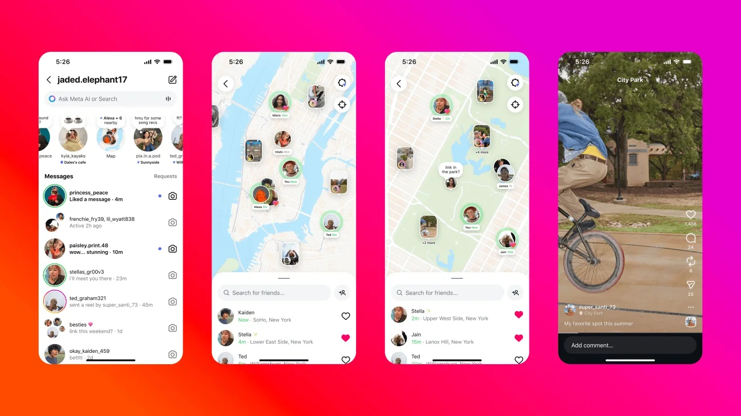 Instagram lance une carte de localisation en temps réel : faut-il s’inquiéter ? 50 The Instagram map full flow