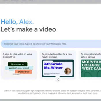 Google Vids est désormais disponible pour tous, mais avec des fonctions IA limitées