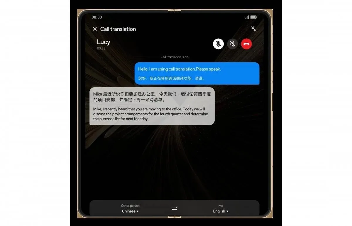 Honor Magic V5 : une IA de traduction vocale en temps réel directement sur l’appareil 47 Honor Magic V5 : une IA de traduction vocale en temps réel directement sur l’appareil