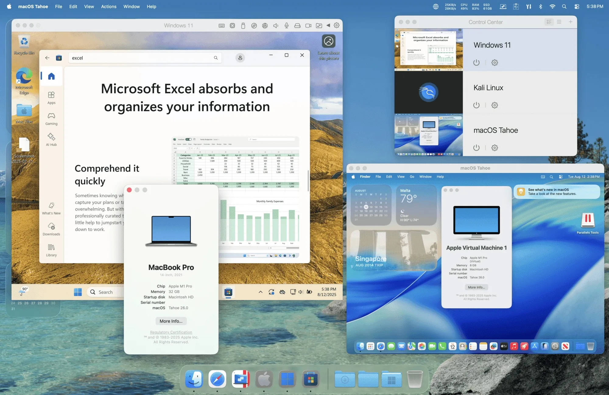 Parallels Desktop 26 est disponible avec support complet de macOS 26 Tahoe 49 Parallels Desktop 26 est disponible avec support complet de macOS 26 Tahoe