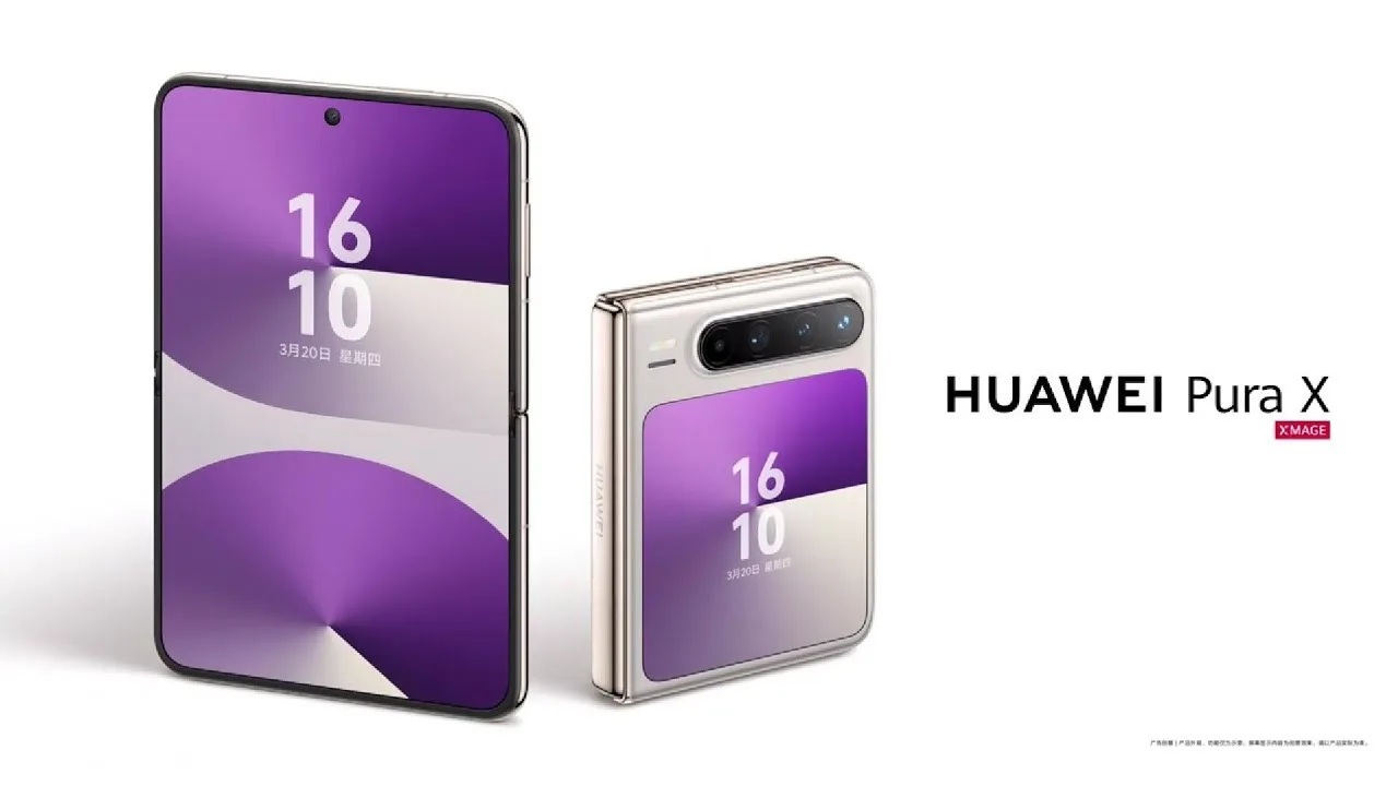 Huawei Pura X2 : un écran pliable de 8 pouces en préparation pour la fin 2025 ?