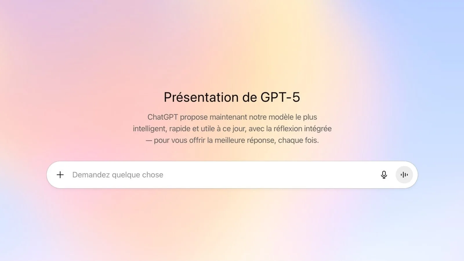 OpenAI adoucit la personnalité de GPT-5 après les critiques pour le rendre plus chaleureux