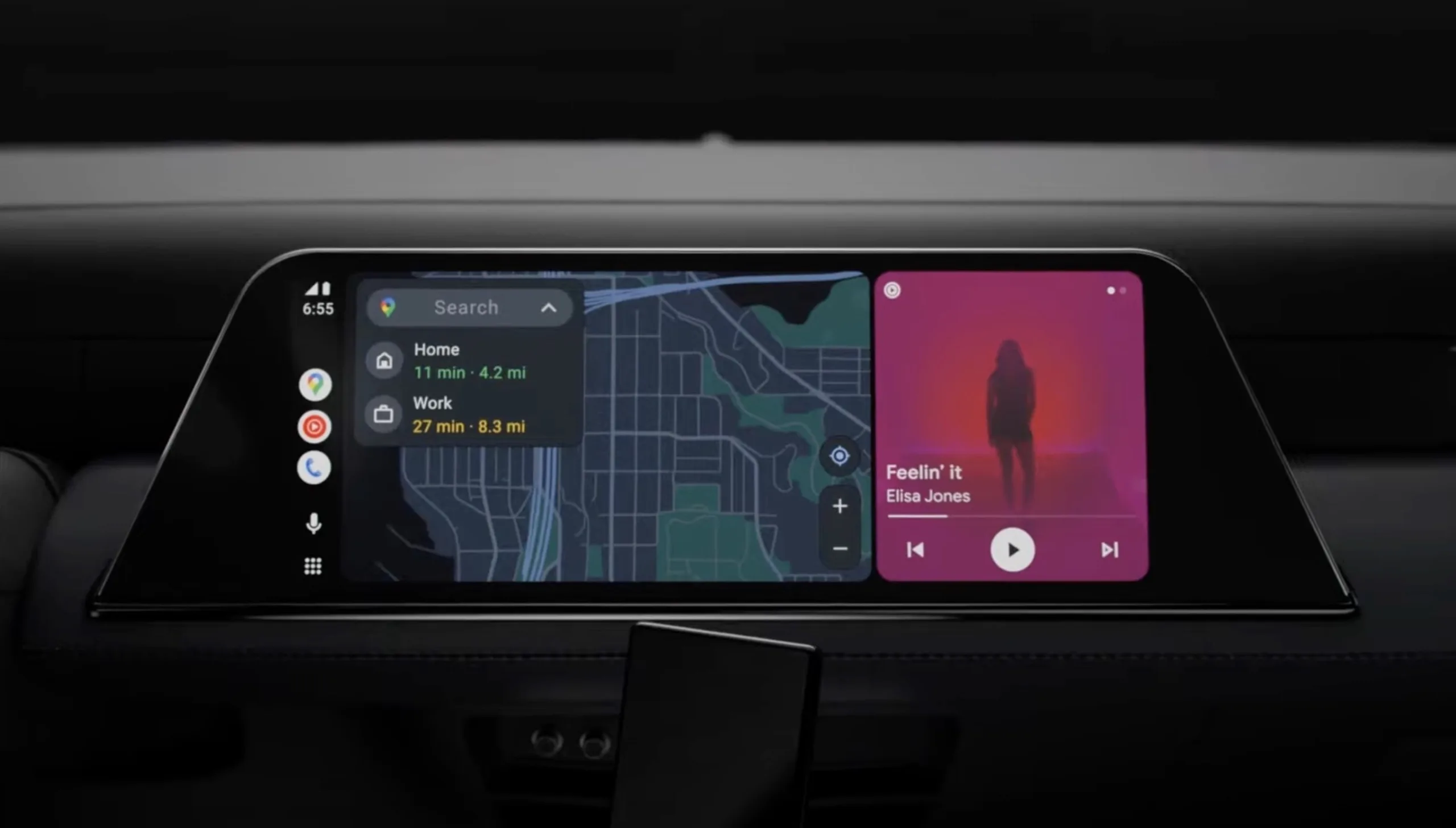 Android Auto change de design avec Material You, et tout le monde n’est pas fan
