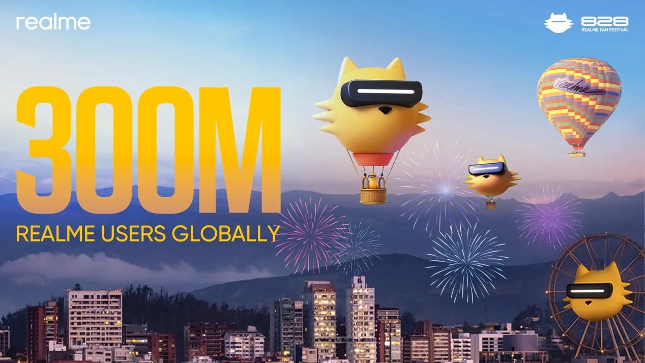 realme dépasse les 300 millions d’utilisateurs dans le monde