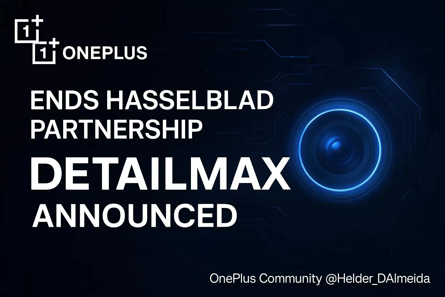 OnePlus et Hasselblad, c'est fini : DetailMax Engine est-il vraiment la prochaine étape ?