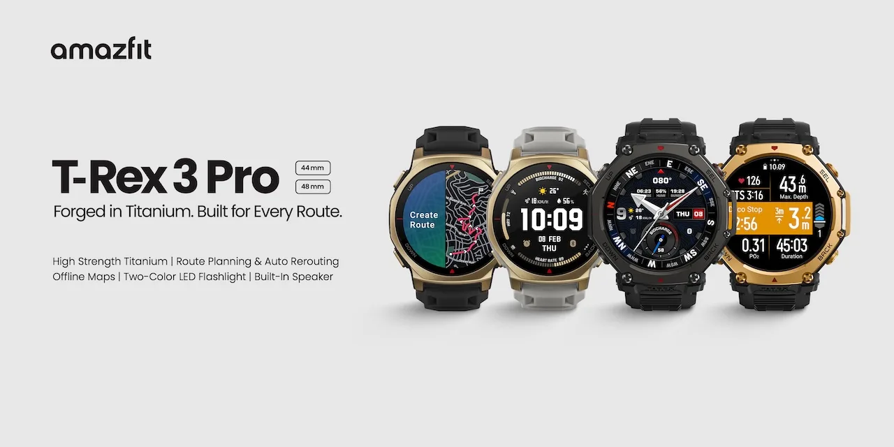 Amazfit T-Rex 3 Pro : la nouvelle montre des sportifs extrêmes avec titane, verre saphir et cartes hors ligne 55 20250828 181953