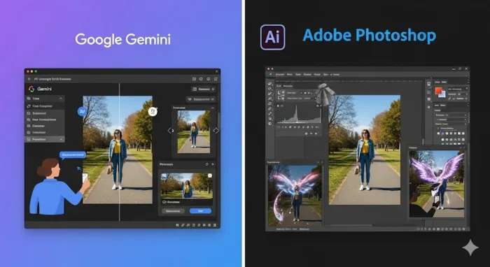 Google Gemini vs Photoshop : l’IA qui réinvente l’édition d’images