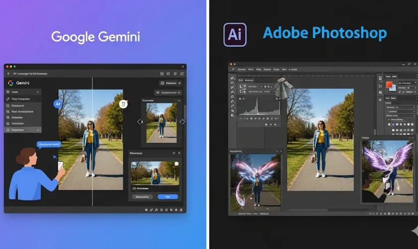 Google Gemini vs Photoshop : l’IA qui réinvente l’édition d’images