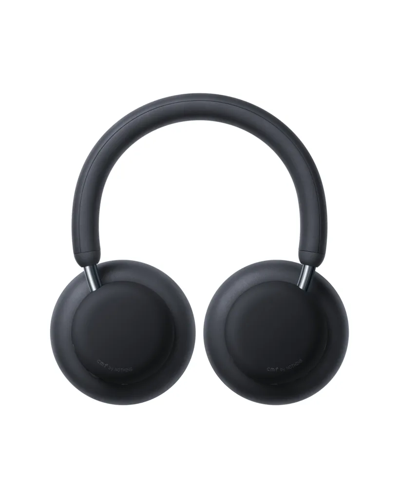 CMF Headphone Pro : 100 heures d'autonomie et ANC à moins de 100 €, le meilleur rapport qualité-prix ? 52 CMF HeadphoneDark GreyFront Earcups down4x5 1
