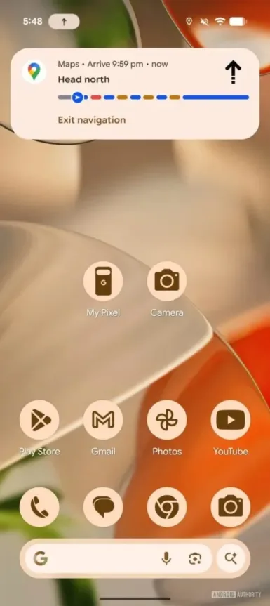 Google Maps Live Updates on Home