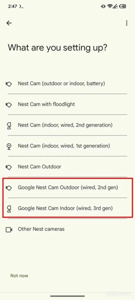 Google fuite ses nouveaux produits Nest dans l’app Google Home 54 Google upcoming Nest products 2