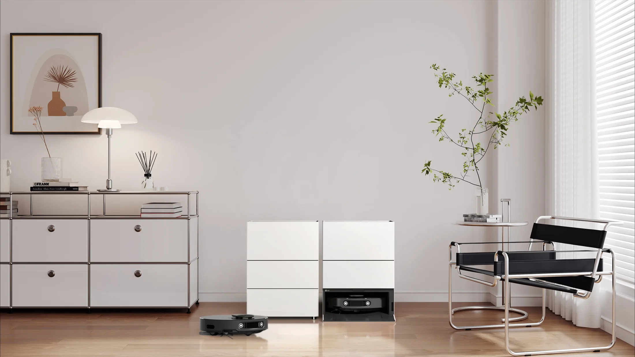 LGE IFA2025 Robot Vacuum with objet station