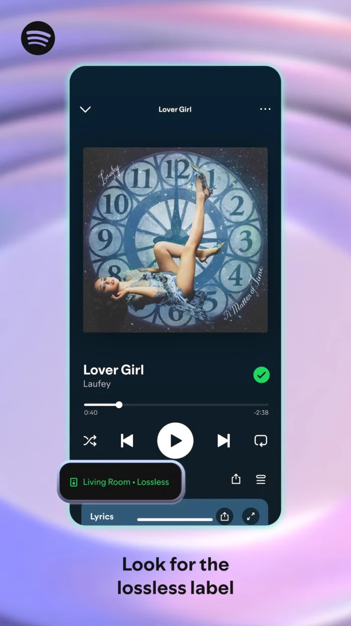 Spotify : l’audio lossless arrive enfin pour les abonnés Premium 51 Lossless label
