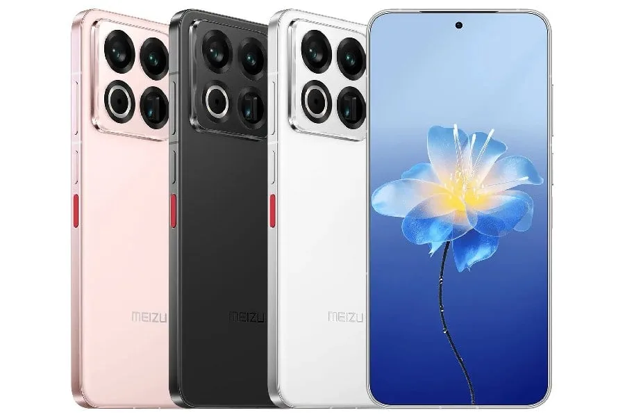 Meizu 22 : un nouveau flagship avec Snapdragon 8s Gen 4 et Flyme AIOS 2 50 Meizu 22 color options 1