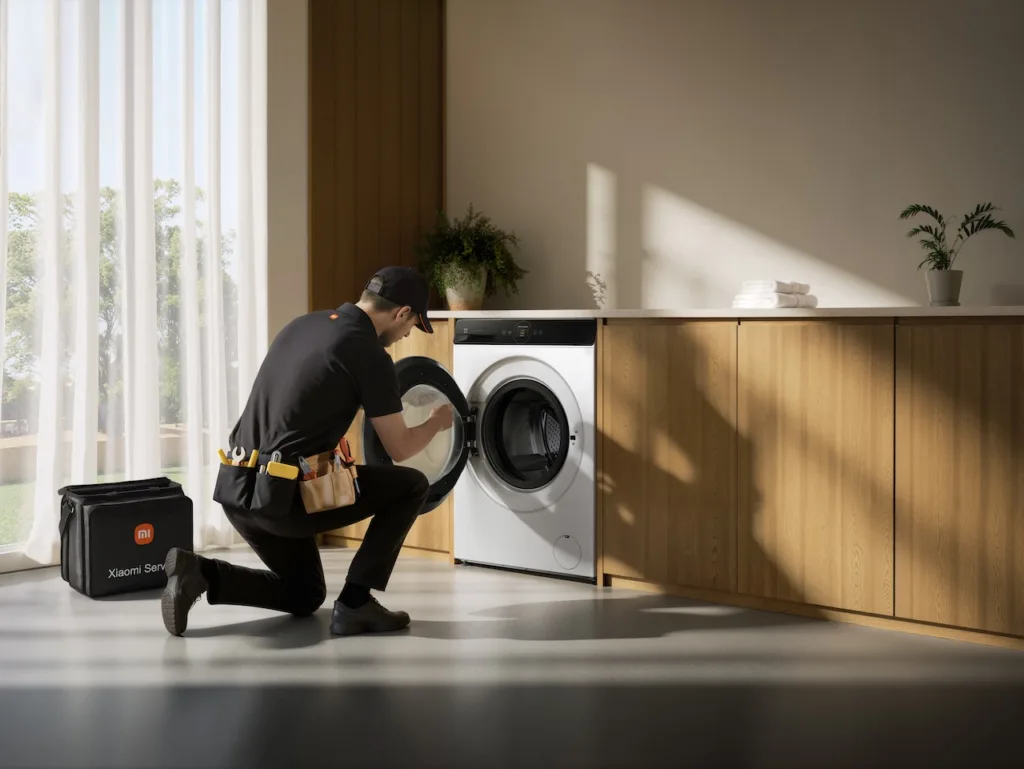 Xiaomi lance sa gamme Mijia en Europe : une maison connectée plus intelligente et intuitive 55 Mijia Front Load Washer Dryer Pro Maintenance