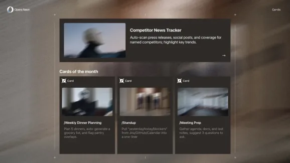 Opera Neon Cards Store