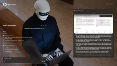Opera Neon Make Intent Outputs