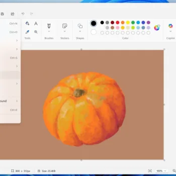 Windows 11 : Microsoft Paint se dote de fichiers projet et de pinceaux à opacité réglable