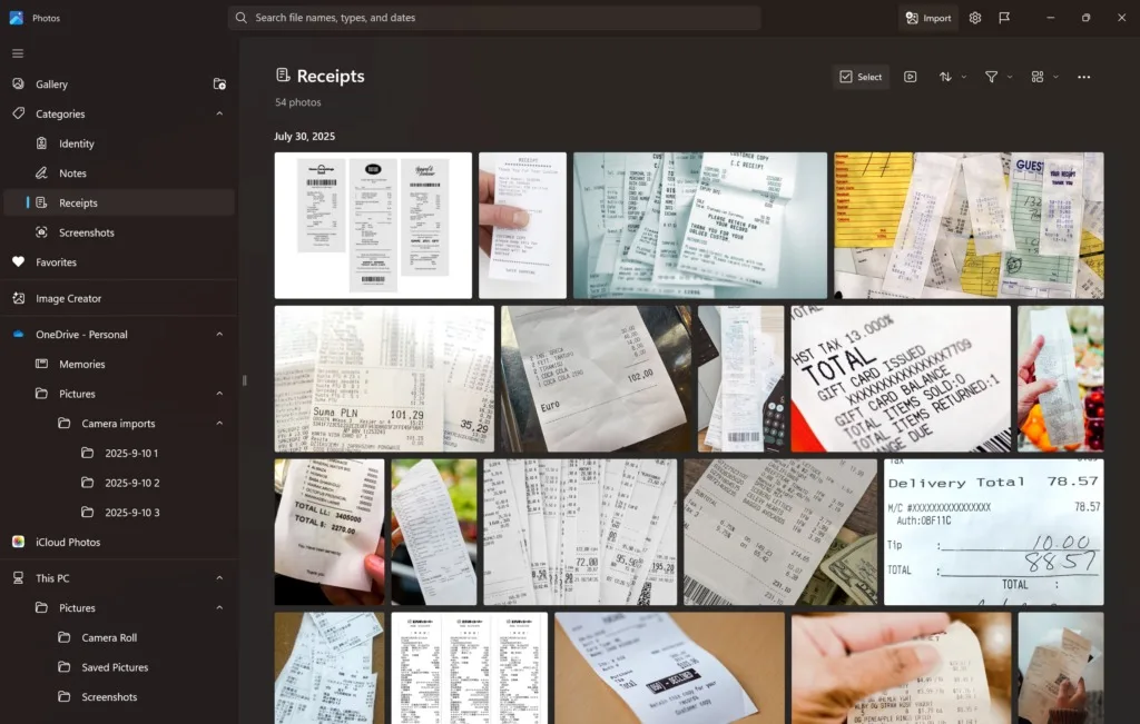 Windows 11 : Le tri automatique des captures et documents arrive dans Photos