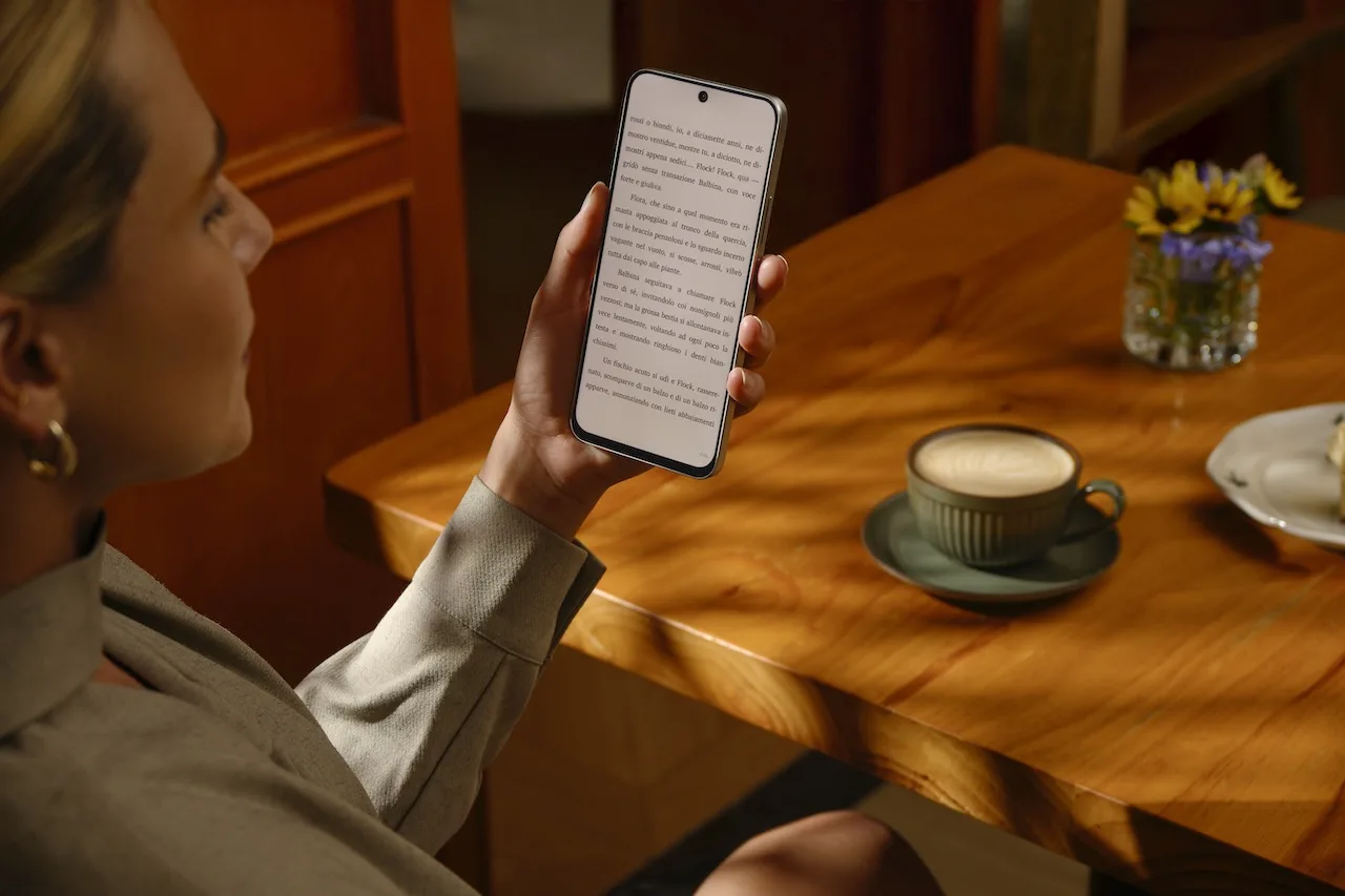 Reading under soft light