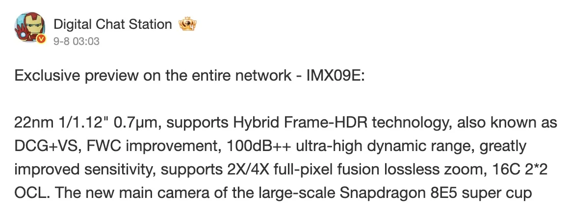 Sony IMX09E : un capteur de 200 mégapixels prêt à rivaliser avec Samsung sur les flagships 2026 50 Screen 2025 09 09 at 12.05.50
