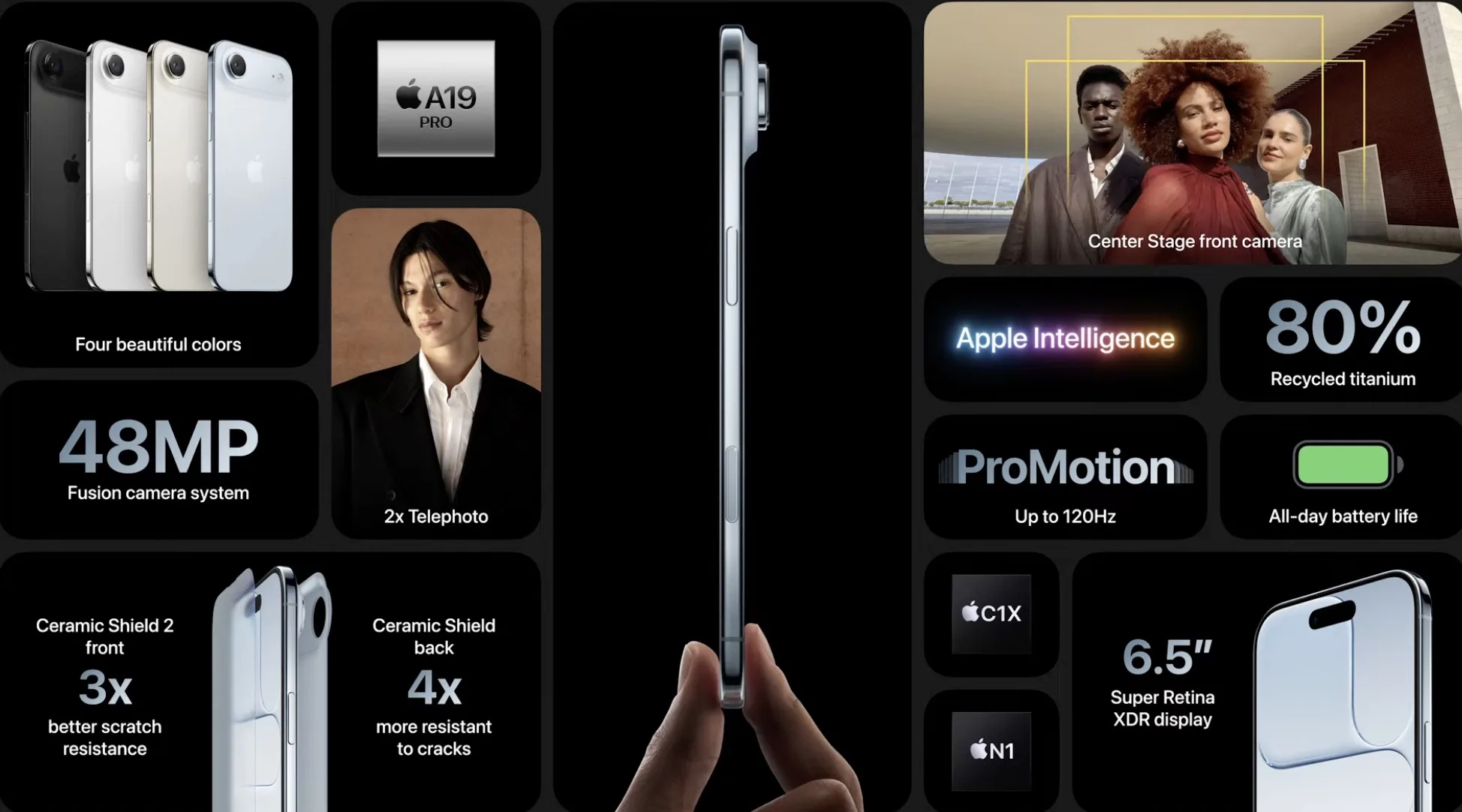 Tout ce que Apple a annoncé ce soir : iPhone 17 et iPhone Air, stars de l’événement 50 Screen 2025 09 09 at 19.54.25