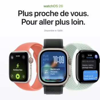 watchOS 26 : Un lancement prévu le 15 septembre