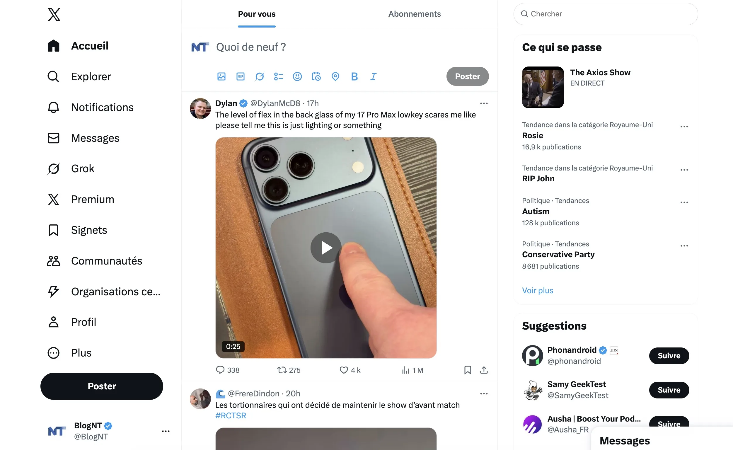 X : Elon Musk remplacera son algorithme par une IA d’ici fin 2025