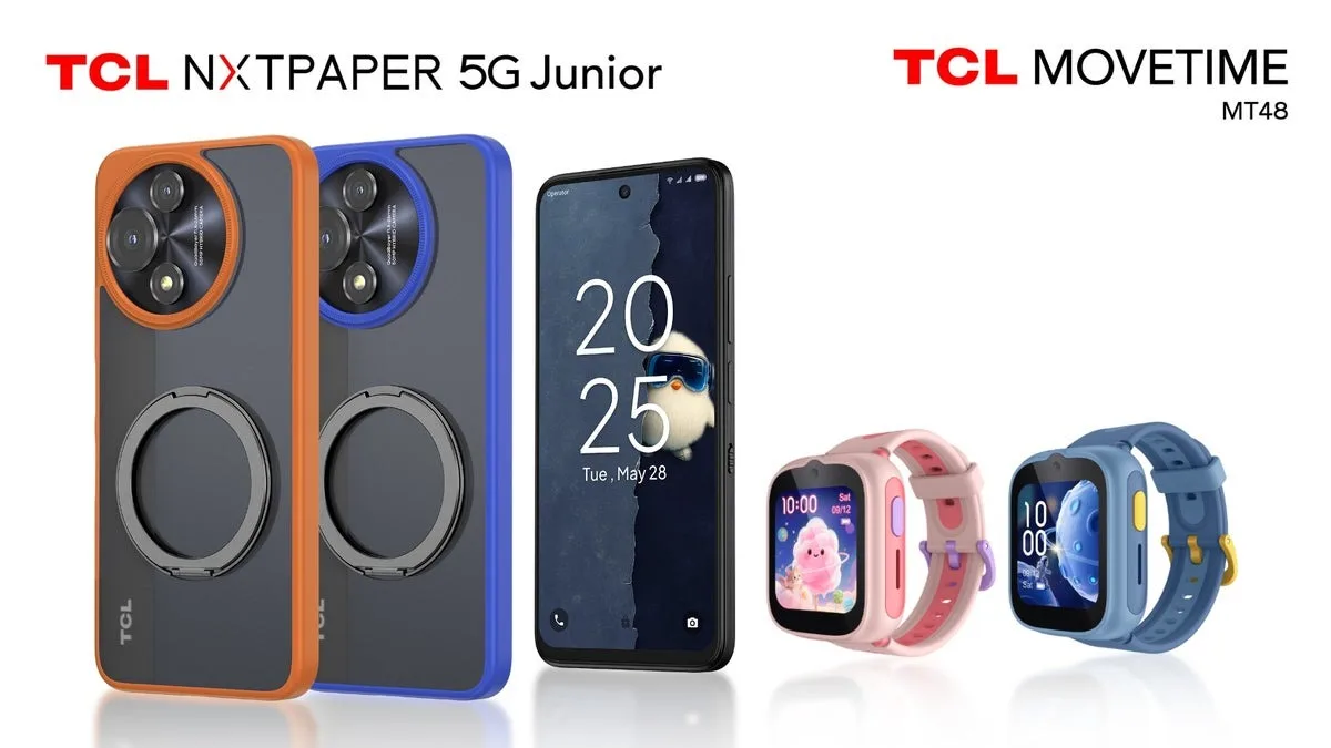 TCL Movetime MT48 et Nxtpaper 5G Junior : des appareils pensés pour les enfants, rassurants pour les parents