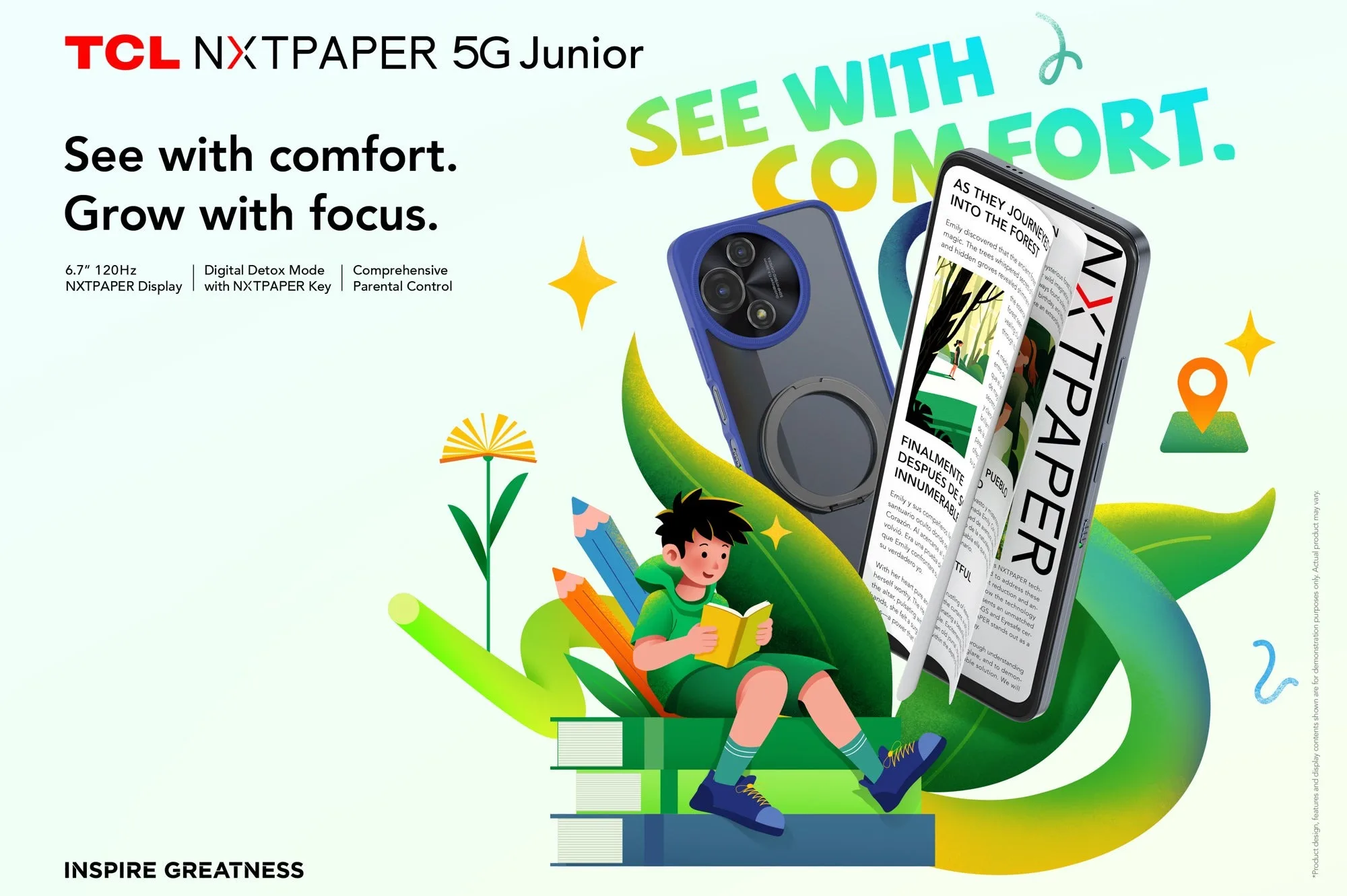 TCL NXTPAPER 5G Junior horizonta