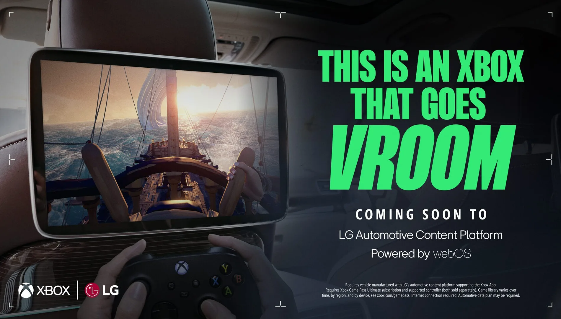 Microsoft lance une app Xbox pour voitures avec LG webOS Automotive