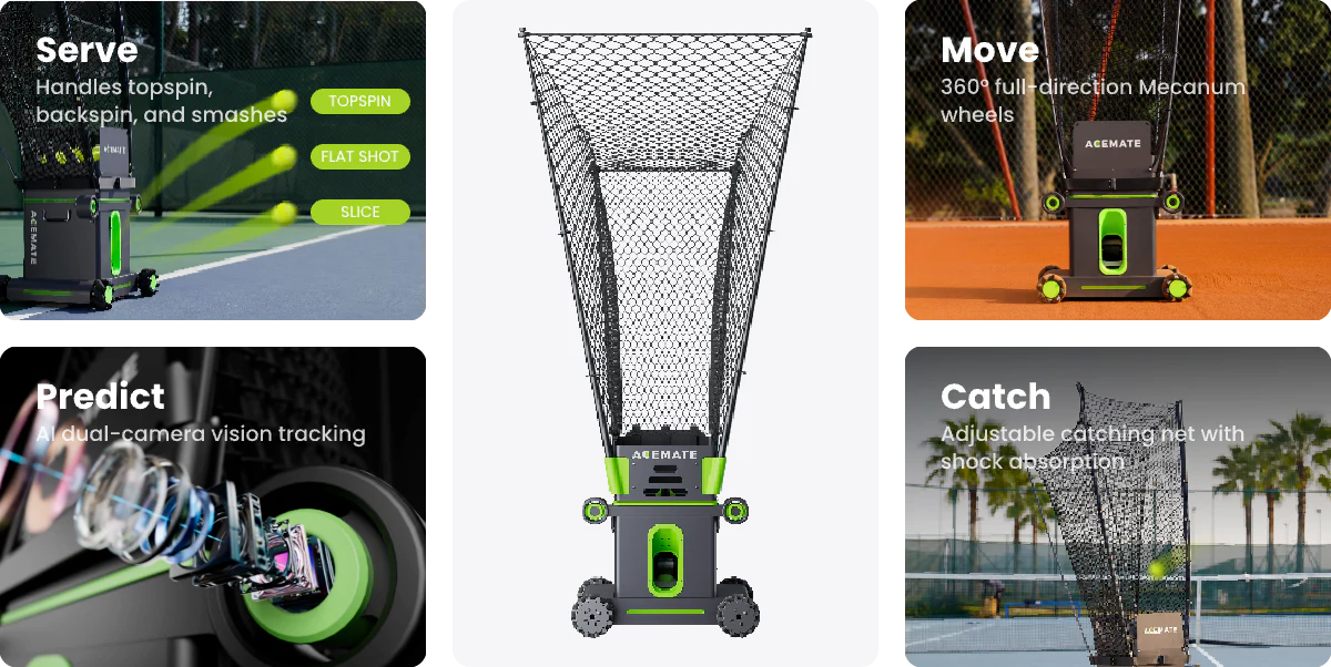 Acemate : le robot de tennis intelligent qui joue comme un vrai adversaire 48