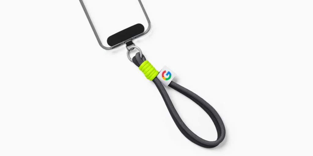 Google Rope Wristlet, une bandoulière pour Pixel à 7 dollars : la réponse au Crossbody Strap d’Apple 51 blue purple rope wristlet google