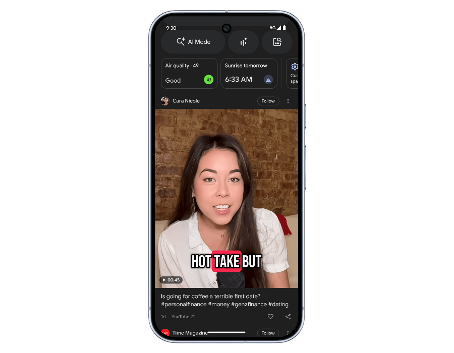 Google Discover adds YouTube Shorts and social posts Google Discover creators