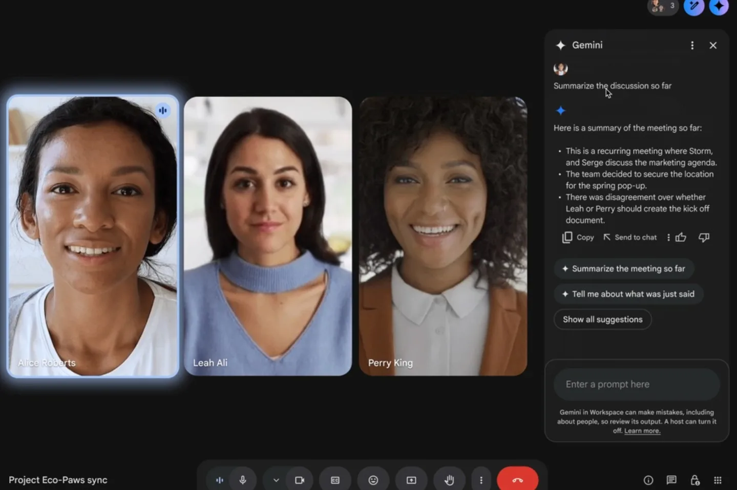 Google Meet intègre Ask Gemini, son assistant IA pour résumer et analyser les réunions