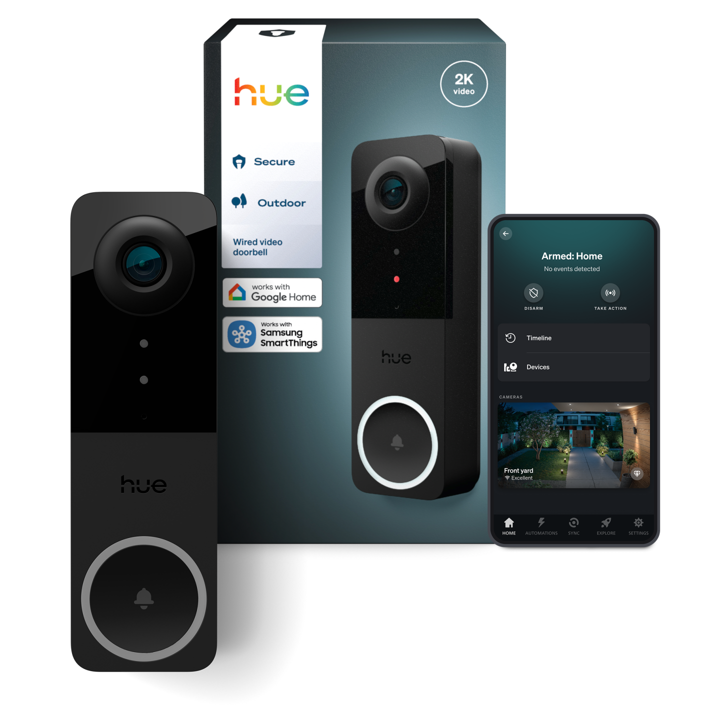 Philips Hue Sonnette vidéo filaire : une sonnette connectée 2K à 169 € dès octobre 50 hue secure video doorbell 3