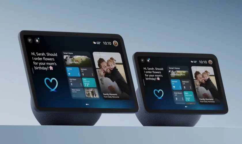 Amazon lance les Echo Show 8 et 11 : écrans plus fins, meilleur son et Alexa Plus intégré